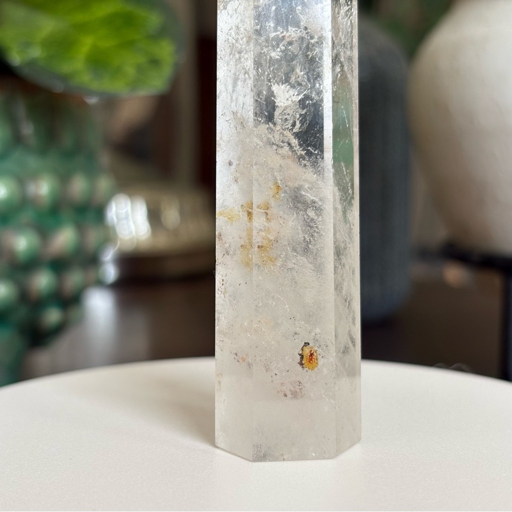 Clear Quartz Crystal Tower w/ Inclusions - Picture 7 of 11